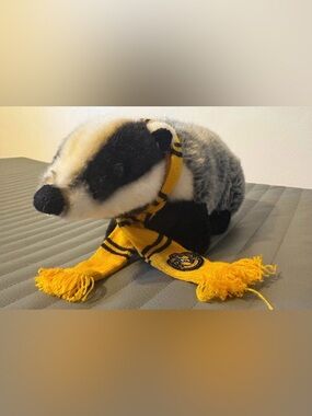 Universal Studio merchandise. Huffle puff badger purchased at wizarding world.